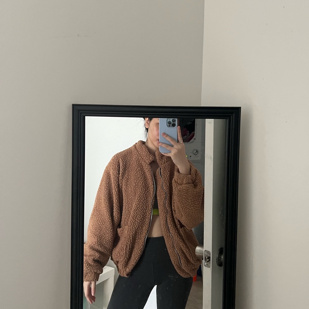 fleece teddy bear jacket